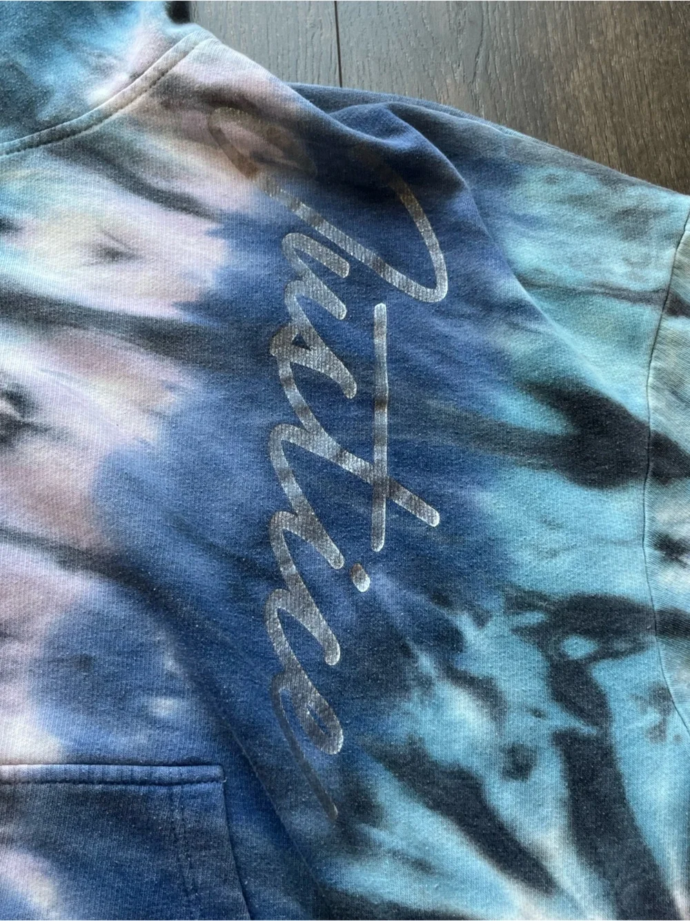 Justice Active Tie-Dye Zip Hoodie